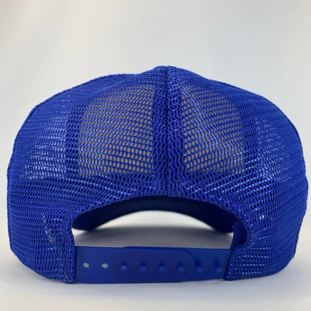 AT&T Hat The Right Choice Blue White Mesh Snapback OSFA Trucker Cap Vintage